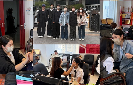 沈阳统丽学校 化妆系学员走进辽台实习篇~